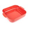 Plat à four carré rouge 36 cm - Visuel 0